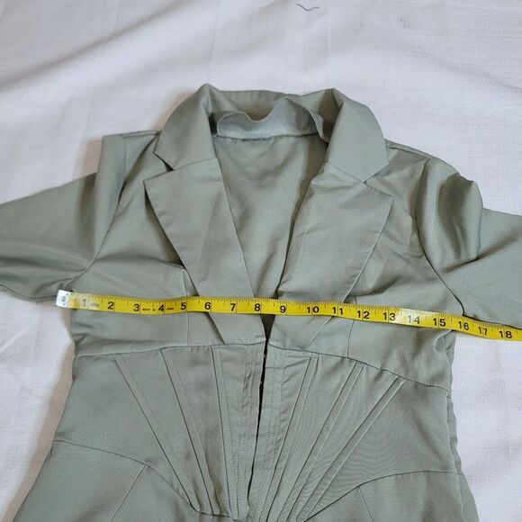 Misguided Green Blazer Dress Size 6 - Picture 6 of 11